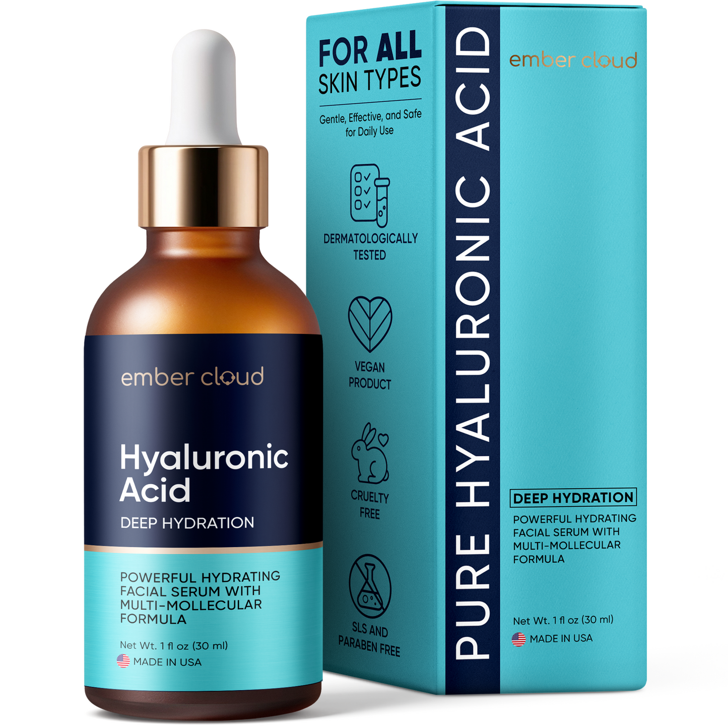 Multi-Molecular Hyaluronic Acid Serum |Ember Cloud