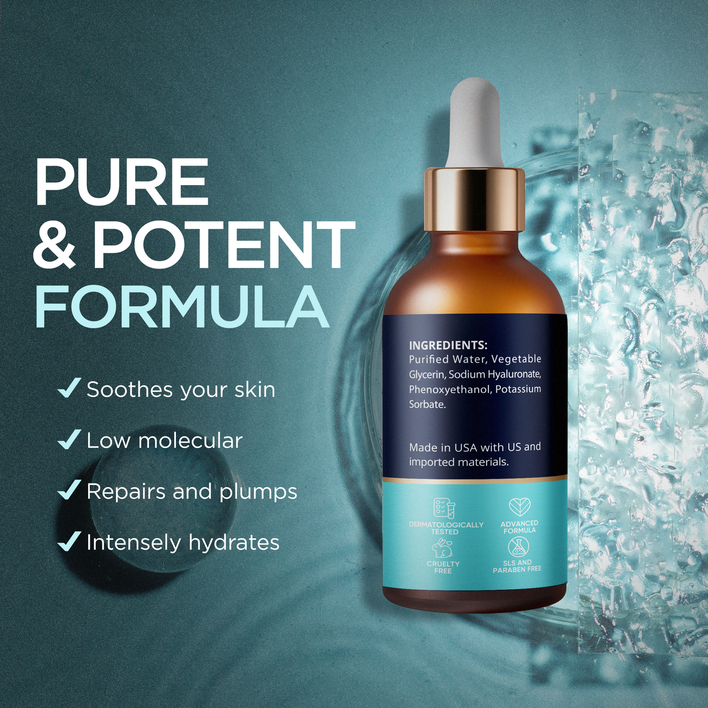 Multi-Molecular Hyaluronic Acid Serum |Ember Cloud