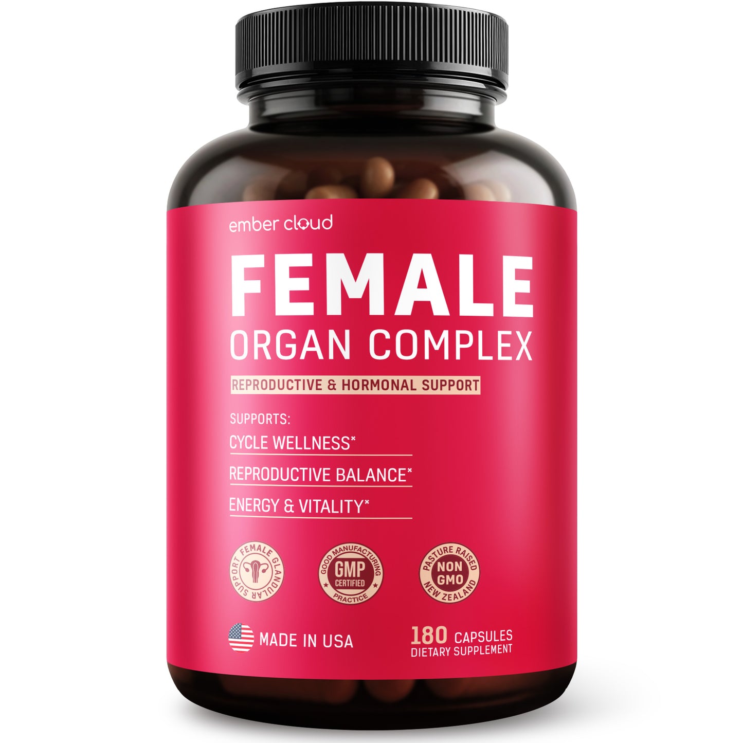 Ember Cloud™ Female Organ Complex Whole-Food Support for Women’s Balance & Vitality